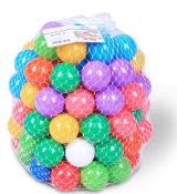 Bag of plastic balls Bag of plastic balls